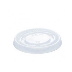 50 Couvercles plats en PLA bio pour pot à sauce de 6 cl
