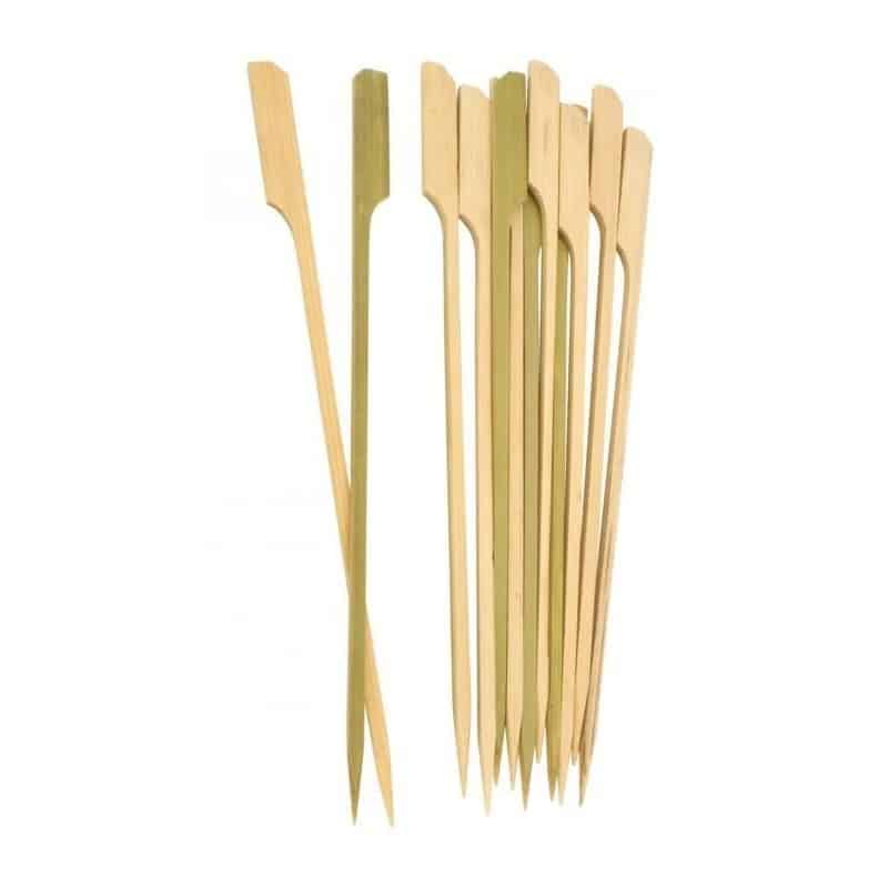 pique brochette en bois biodégradable par 100- Adiserve