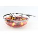 Louche en plastique punch rigide argent métallisé 