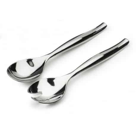 Duo de couverts de service argentés par 2