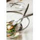 Couvert à salade argent métallisé cuillère & fourchette par 5