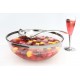 Louche en plastique punch rigide argent métallisé 