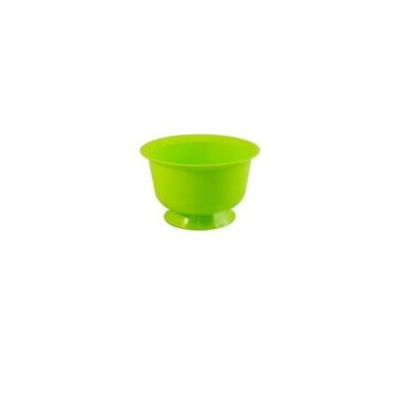 Coupe dessert ou bol en plastique jetable 20 cl anis par 12