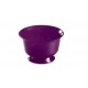 Coupe dessert ou bol en plastique réutilisable recyclable 20 cl pourpre pailleté Or