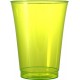 Verre en plastique dur couleur vert anis