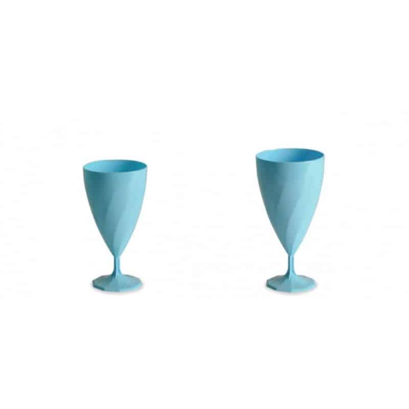 verres et coupes jetables couleur