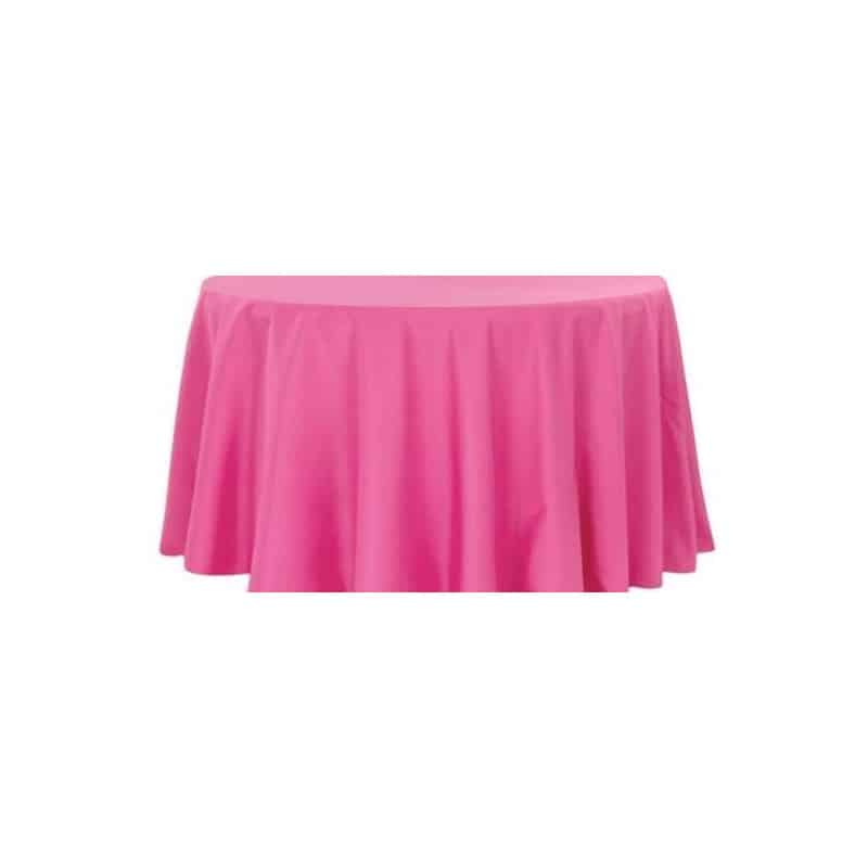 Nappe ronde en intissé 240 cm Blanche