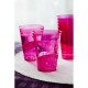 Verre en plastique 20 cl recyclable réutilisable couleur framboise