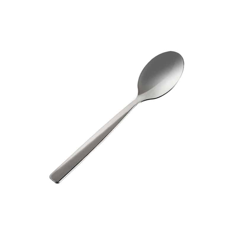 Petite cuillère argent inox 10,5 cm pour verrine