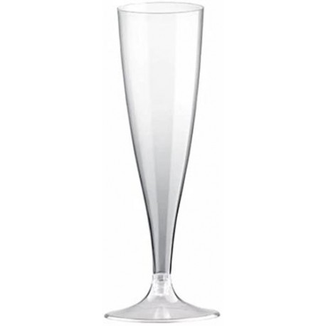 120 Verres à champagne - Flûtes champagne 10/14 cl cristal réutilisables