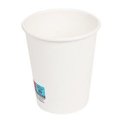 Gobelet en carton blanc recyclable contenance 10 cl 