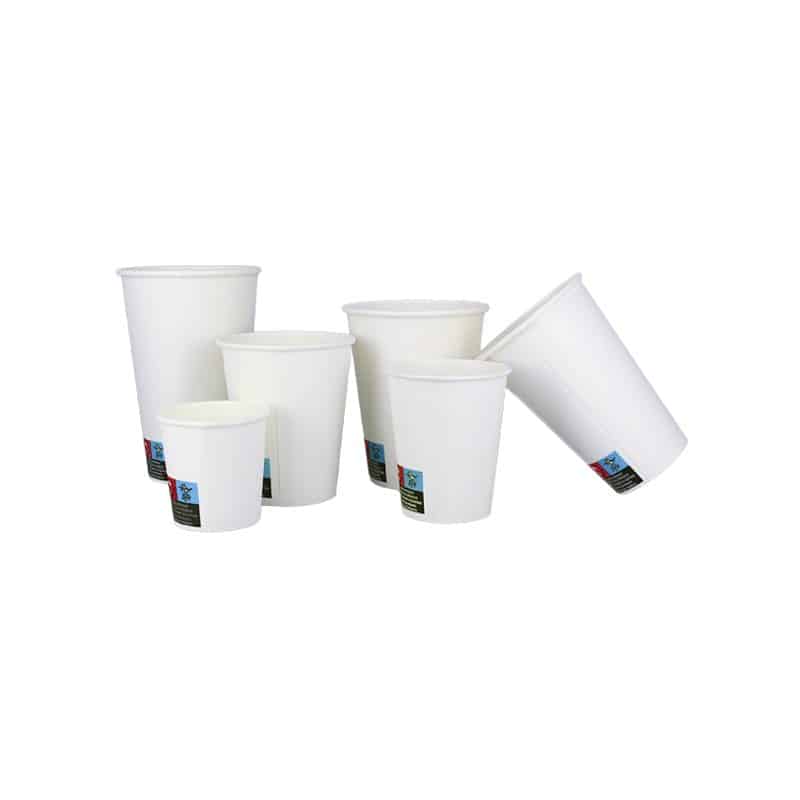 Gobelet carton blanc 25/30 cl - 12 oz, Emballages Ecologiques