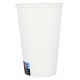 50 gobelets carton 45/48 cl recyclable blanc 