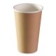 Gobelet carton brun 45/48 cl recyclable par 50