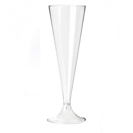 Carton 72 Flûtes Champagne Transparentes Réutilisables