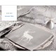 Serviette jetable en intissé motif cerf 40 cm par 20