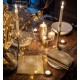20 Serviettes de table papier intissé décor Boule de Gui