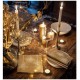 20 Serviettes de table papier intissé décor Boule de Gui