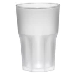 Verre plastique incassable 35 cl effet givré