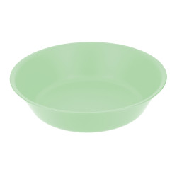 Assiette creuse design incassable couleur vert pastel 6P