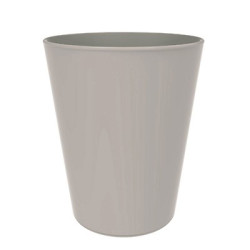 Verre incassable en PP Minéral 33 cl gris taupe (6 unités)