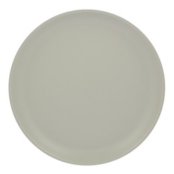 Assiette plate incassable ronde 27.4 cm couleur gris taupe
