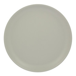 6 Assiettes incassables rondes 27.4 cm couleur taupe
