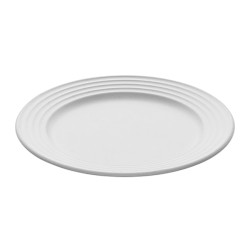 50 Assiettes plates design Wave en fibres végétales