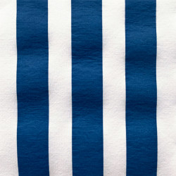 Serviette de table papier intissé 40x40 cm rayure bleu ou jaune