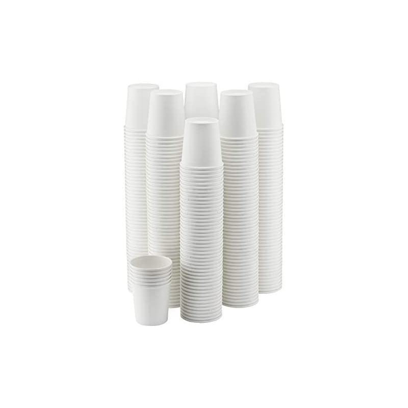 Gobelet Plastique Expresso Blanc 80ml (4.800 Utés)