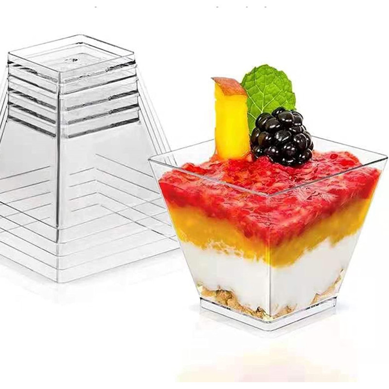 Verrine Dégustation Réutilisable Pagode Transp. 120ml (500 Utés)