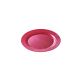 Assiette mariage réutilisable ronde 24 cm rose magenta par 12