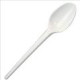 Cuillère dessert blanche recyclable le paquet de 100