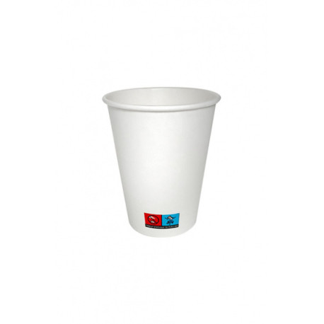 Gobelet carton 24 cl blanc recyclable par 50