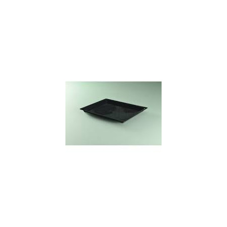 Grand plateau prestige rectangulaire 35x28 cm noir