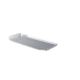 Plateau rectangulaire 35 x 14 cm cristal par 2