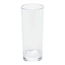 Verrine-Verre tube plastique cristal 45ml par 20