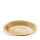 Assiette palmier ronde 18 cm biodégradable par 25