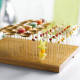 Plateau bambou réutilisable présentation 120 picks à l'unité