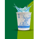 Verre en Carton boisson fraiche décor ''Aqua'' 200 ml -1000 Unités -