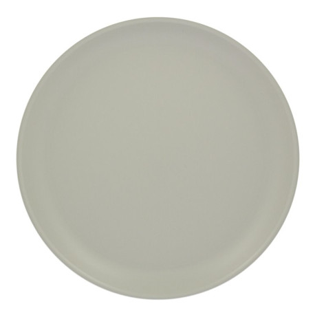 6 Assiettes incassables rondes 27.4 cm couleur taupe