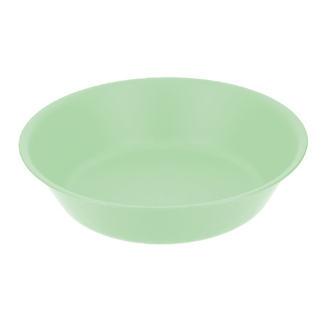Assiette creuse design incassable couleur vert pastel 6P