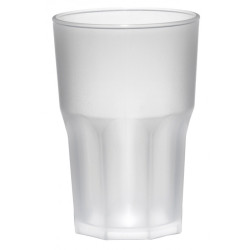 Verre granity incassable en SAN effet givré 425 cc par 5