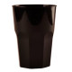 Verre cocktail incassable noir plastique en PP 42 cl par 20