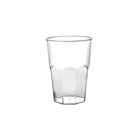 Verre cocktail incassable transparent en PP 35 cl par 20