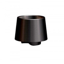 Grande Tasse noire Lux by Starck réutilisable 20 cl (20 unités)