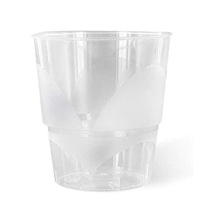 Verre club réutilisable cristal plastique recyclable par 20