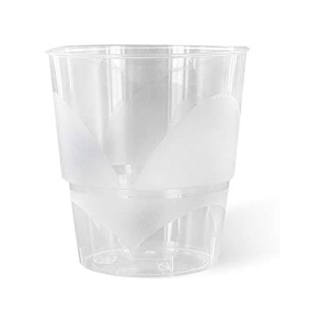 Verrine plastique high cup transparente 6.5 cl par 20-Adiserve