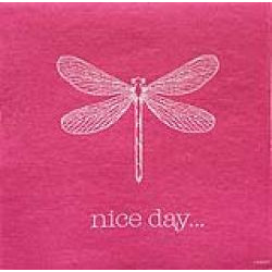 Serviette cocktail Paviot Nice Day 25x25 cm par 20
