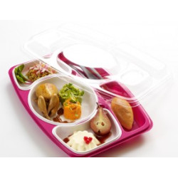 Plateau repas kit Smart 5 compartiments par 25